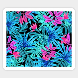 Colorful Leaves Pattern Sticker